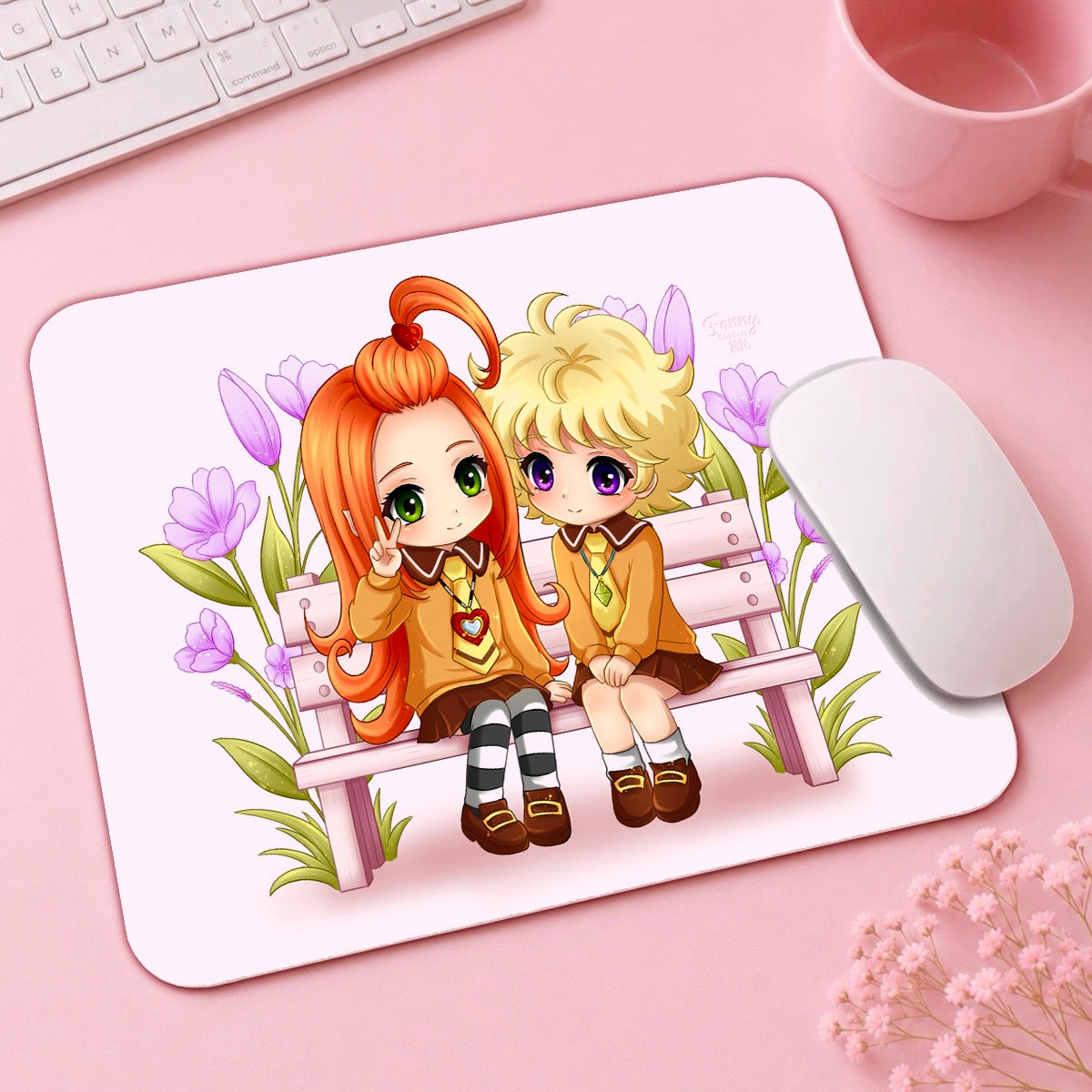 Tapis de souris Chocola et Vanilla