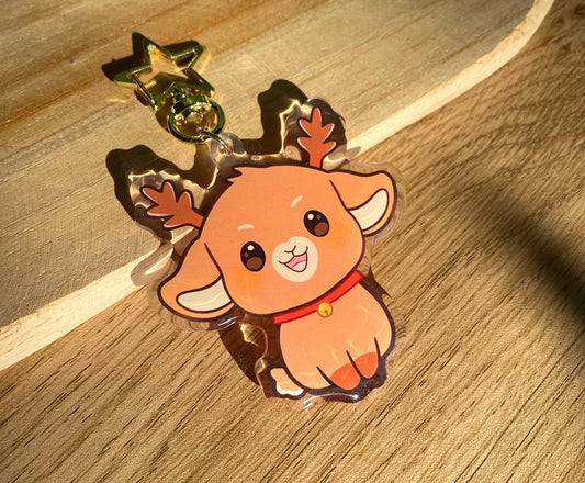 Porte-clés Cerf Kawaii